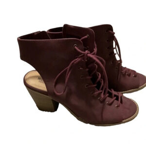 MOSSIMO Open toe ankle‎ boot